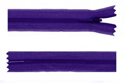 Молния потайная Т3 866, 50 см, капрон, цвет фиолетовый - купить в Калининграде. Цена: 8.62 руб.