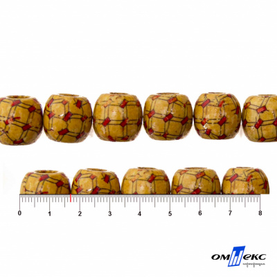 0189-Бусины деревянные "ОмТекс", 17 мм, упак.50+/-3шт - купить в Калининграде. Цена: 83.66 руб.