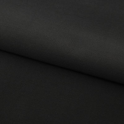 Костюмная ткань с вискозой "Меган", 210 гр/м2, шир.150см, цвет чёрный - купить в Калининграде. Цена 378.55 руб.