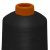 Нитки текстурированные кручёные, намот. 15 000 м, цвет чёрный - купить в Калининграде. Цена: 237.24 руб.