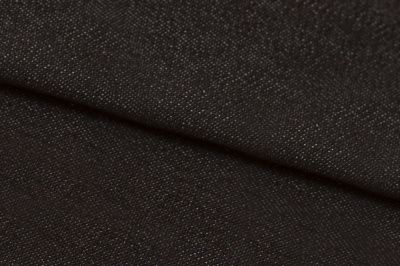 Ткань джинсовая №96, 160 гр/м2, шир.148см, цвет чёрный - купить в Калининграде. Цена 350.42 руб.
