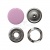 Кнопка рубашечная (закрытая) 9,5мм - эмаль, цв.003 - розовый - купить в Калининграде. Цена: 5.74 руб.