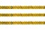 Пайетки "ОмТекс" на нитях, SILVER SHINING, 6 мм F / упак.91+/-1м, цв. 48 - золото - купить в Калининграде. Цена: 356.19 руб.