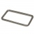 Рамка металлическая прямоугольная, 40 х 15 мм- тём.никель - купить в Калининграде. Цена: 4.60 руб.