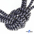 Шнурки #107-16, круглые 130 см, двухцветные цв.серый/чёрный - купить в Калининграде. Цена: 31.89 руб.