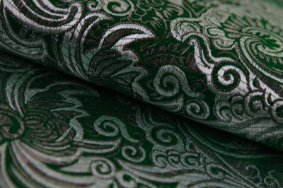 Ткань костюмная жаккард, 135 гр/м2, шир.150см, цвет зелёный№4 - купить в Калининграде. Цена 441.94 руб.