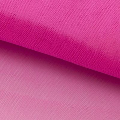 Фатин матовый 16-31, 12 гр/м2, шир.300см, цвет барби розовый - купить в Калининграде. Цена 100.92 руб.