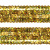 Тесьма с пайетками D16, шир. 20 мм/уп. 25+/-1 м, цвет золото - купить в Калининграде. Цена: 778.19 руб.