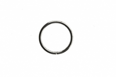 Кольцо металлическое d-15 мм, цв.-никель - купить в Калининграде. Цена: 2.45 руб.