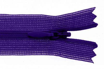 Молния потайная Т3 866, 50 см, капрон, цвет фиолетовый - купить в Калининграде. Цена: 8.62 руб.