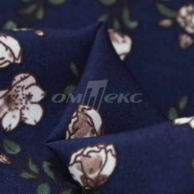 Плательная ткань "Фламенко" 3.2, 80 гр/м2, шир.150 см, принт растительный - купить в Калининграде. Цена 239.03 руб.