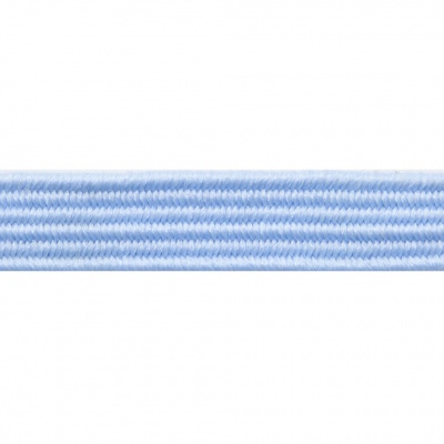 Резиновые нити с текстильным покрытием, шир. 6 мм ( упак.30 м/уп), цв.- 108-голубой - купить в Калининграде. Цена: 155.22 руб.